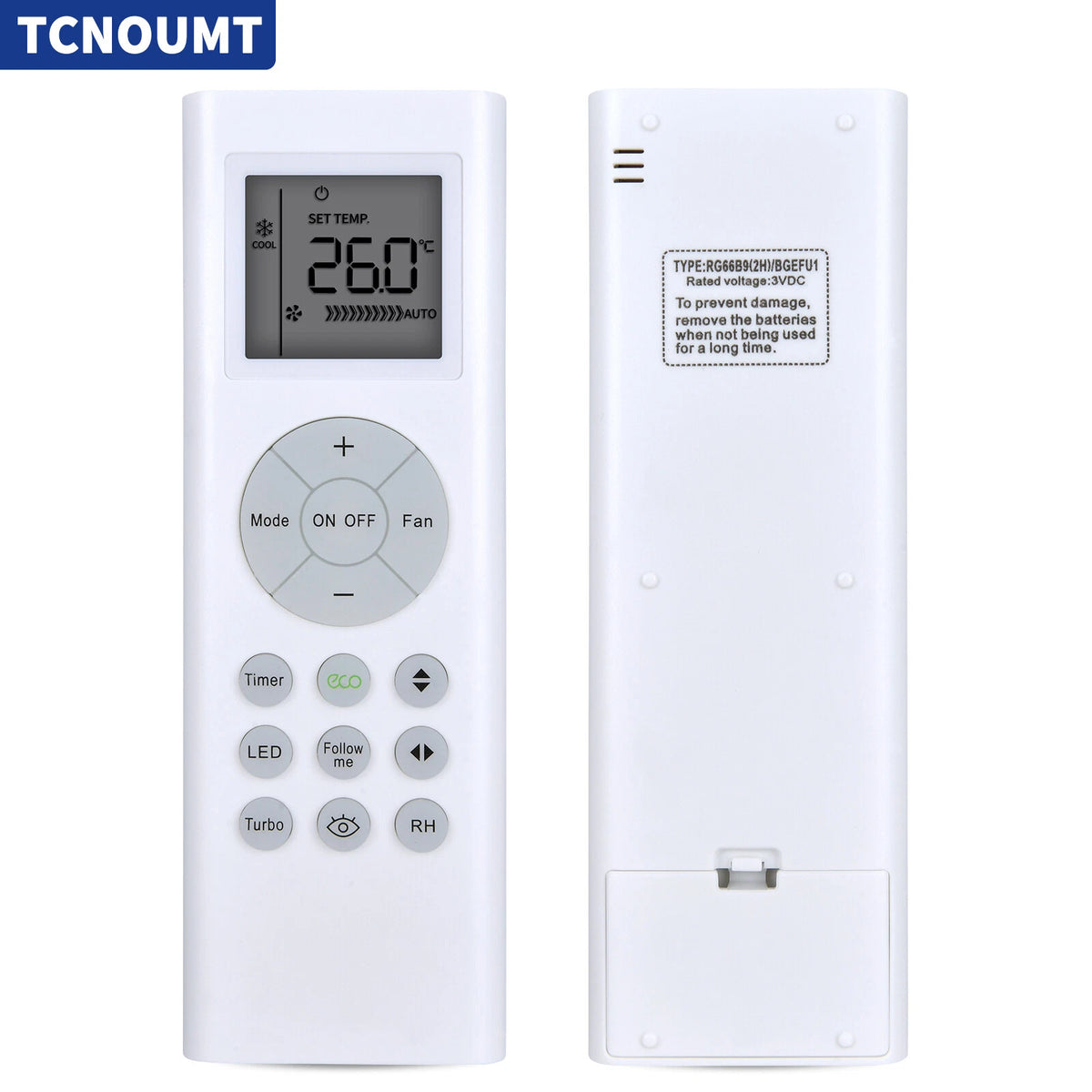 Remote Control For Bryant Senville Midea Air Conditioner RG66B9(2H)/BGEFU1