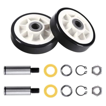 2Pcs For Maytag Dryer Roller Wheel Drum Support Kit 303373K Replacement