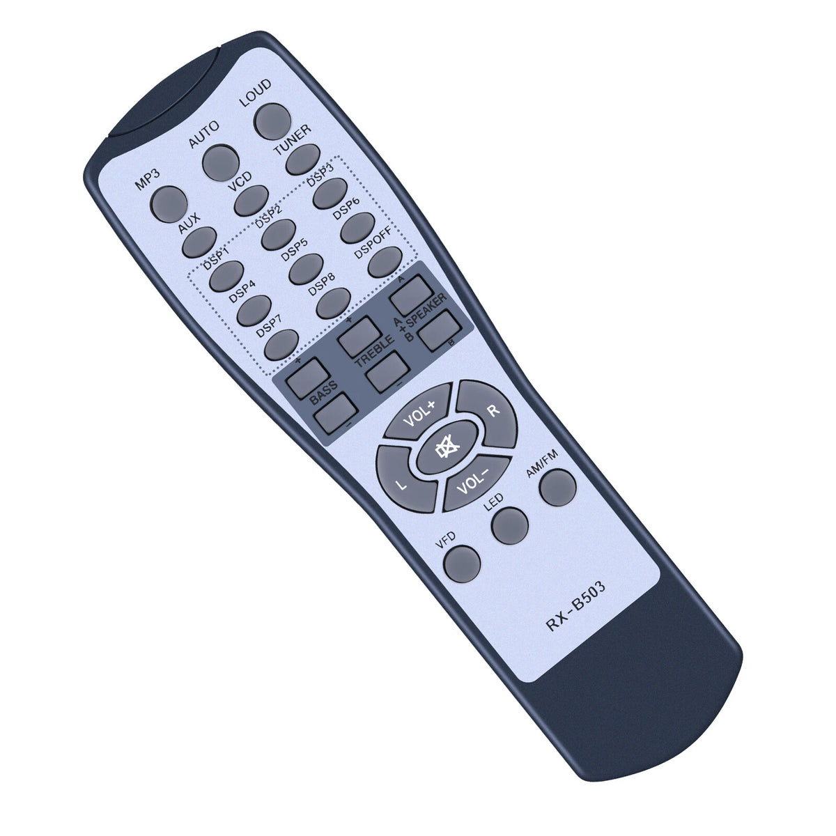 Replacement Remote Control For Technical Pro RX503 RX504 RX505BT