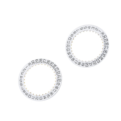 2X Date Indicator Calendar Wheel Disc Plate AT 3 For ETA 2804-2 2824-2 2892A2
