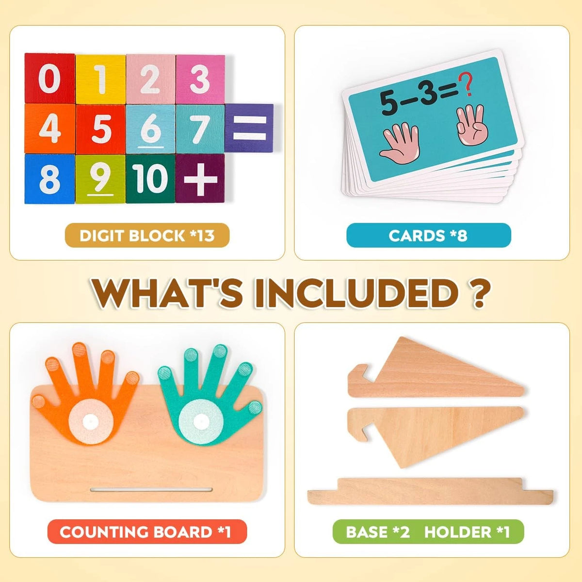 MOTREE Preschool Learning Toys for Toddlers 2-4, Educational Medium, Colorful
