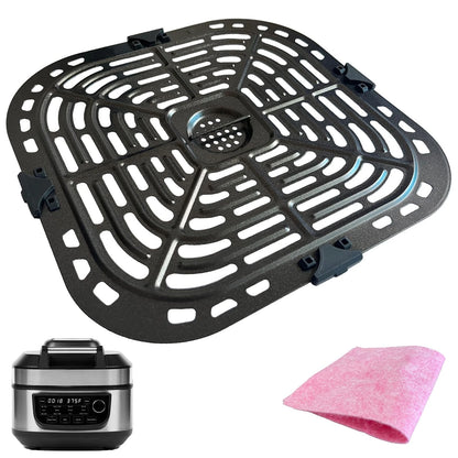 ALJ 6QT Air Fryer Grill Plate for Power XL Combo 6QT, Black