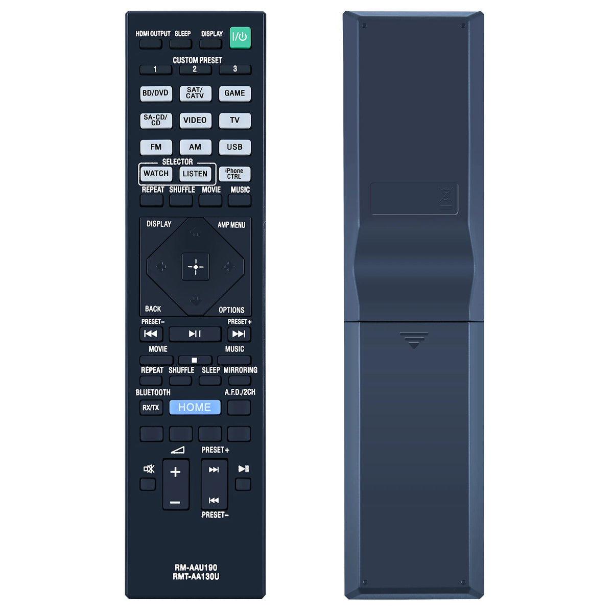 RMT-AA130U RM-AAU190 For Sony AV Receiver Remote Control STR-DH550 STR-DH750