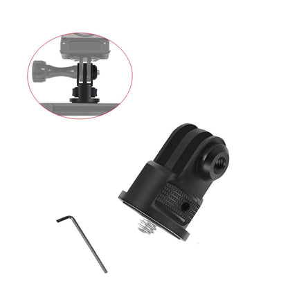 Mini Tripod Mount Alloy Adapter 360 Swivel Disc Reinforced 1/4" Screw For GoPro