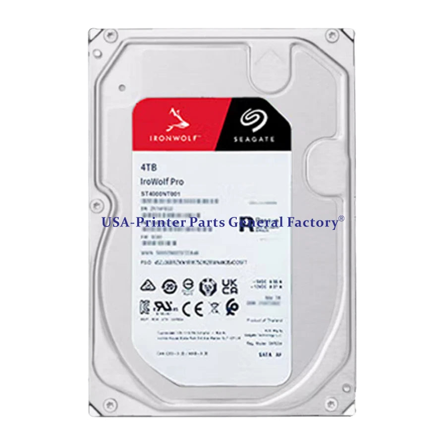 ST4000NT001 HDD Compatible 4TB Seagate IronWolf Pro 7200RPM 256MB SATA HDD 3.5"