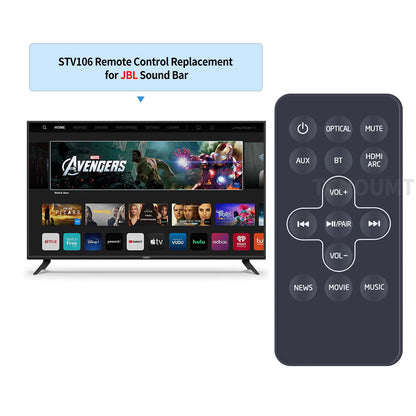 Remote Control For Sharp HT-SBW110 HT-SB110 HT-SB115 92LRC105001372 Soundbar