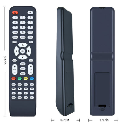Replacement Remote Control For GPX TE3219B TDE3274WP TE3274RP TDE3254BU