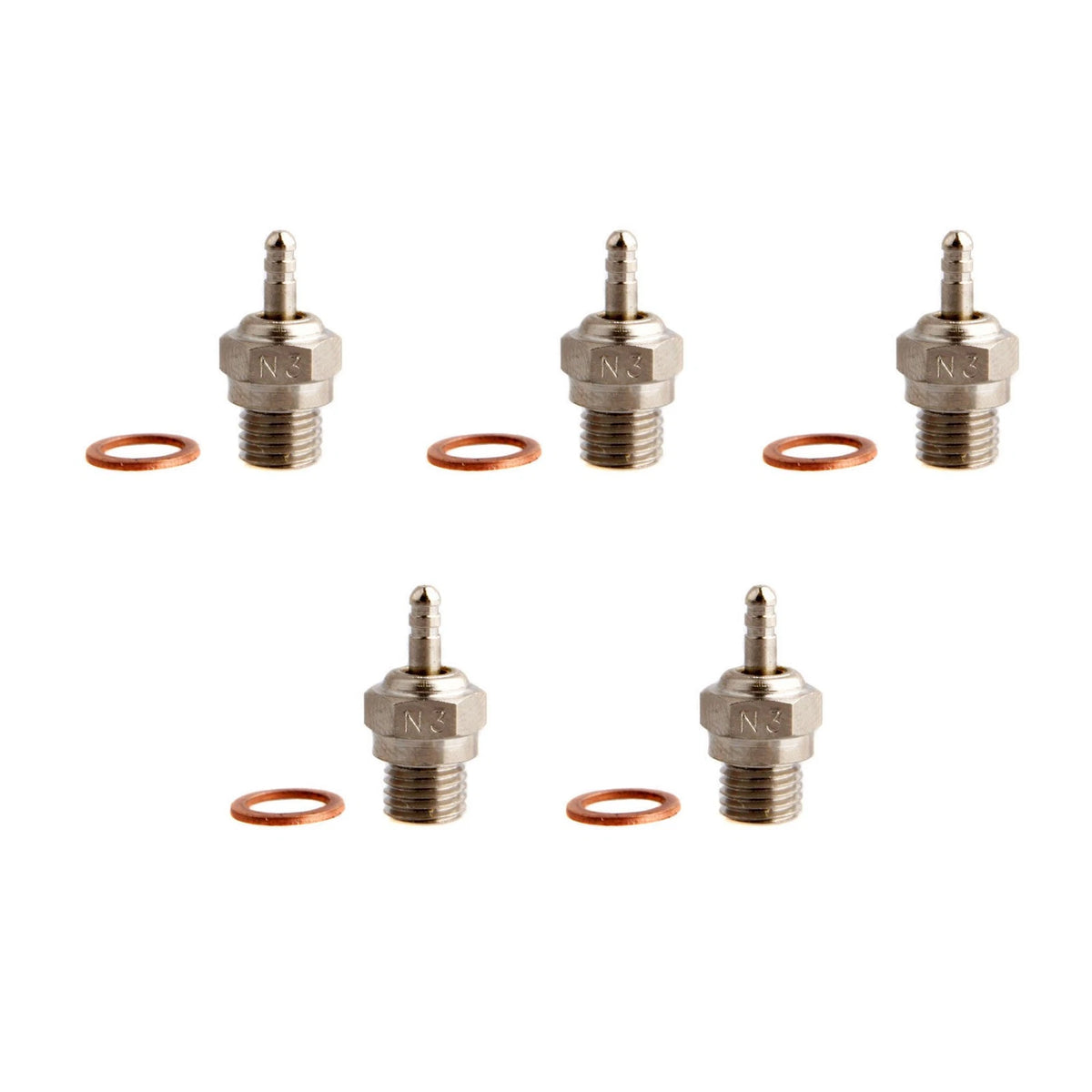 5X HSP Super Glow Plug For Nitro RC Car #3 N3 70117 Hot 18 21 Engine Traxxas OS