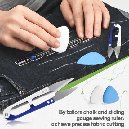 Baryfokwo Sewing Kit for Adults with Ultra Sharp Fabric Large, Colorful
