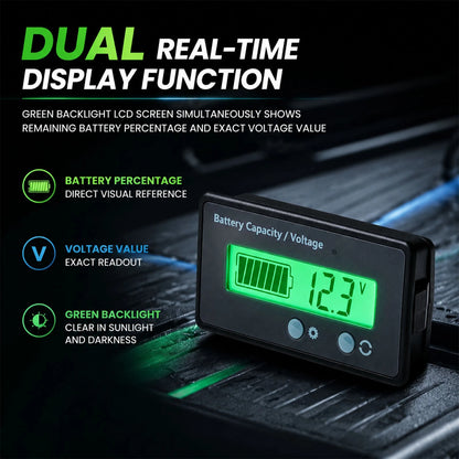 12V 24V 36V 48V Battery Capacity Indicator Reverse Polarity Protection Pre-Wired