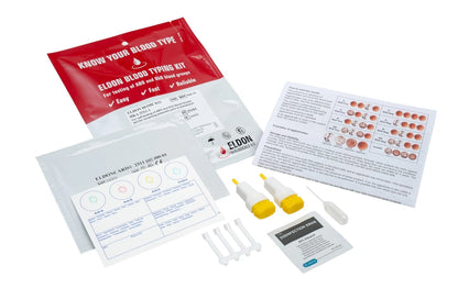 Eldoncard Blood Typing Kit, 10 Test Pack, Rapid 1 Count (Pack of 1)