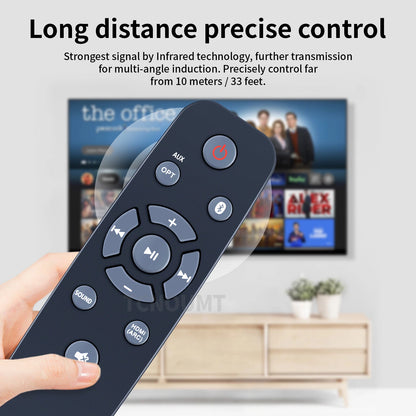 Replacement Remote Control For Philips Soundbar HTL1508 1506 1520/93 1520B