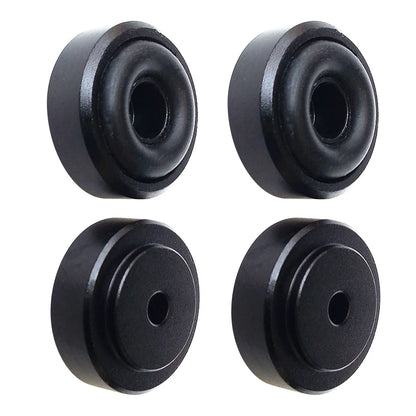 4pcs 20x8mm Black Isolation Feet Stand For CD Turntable Radio AMP Amplifier D