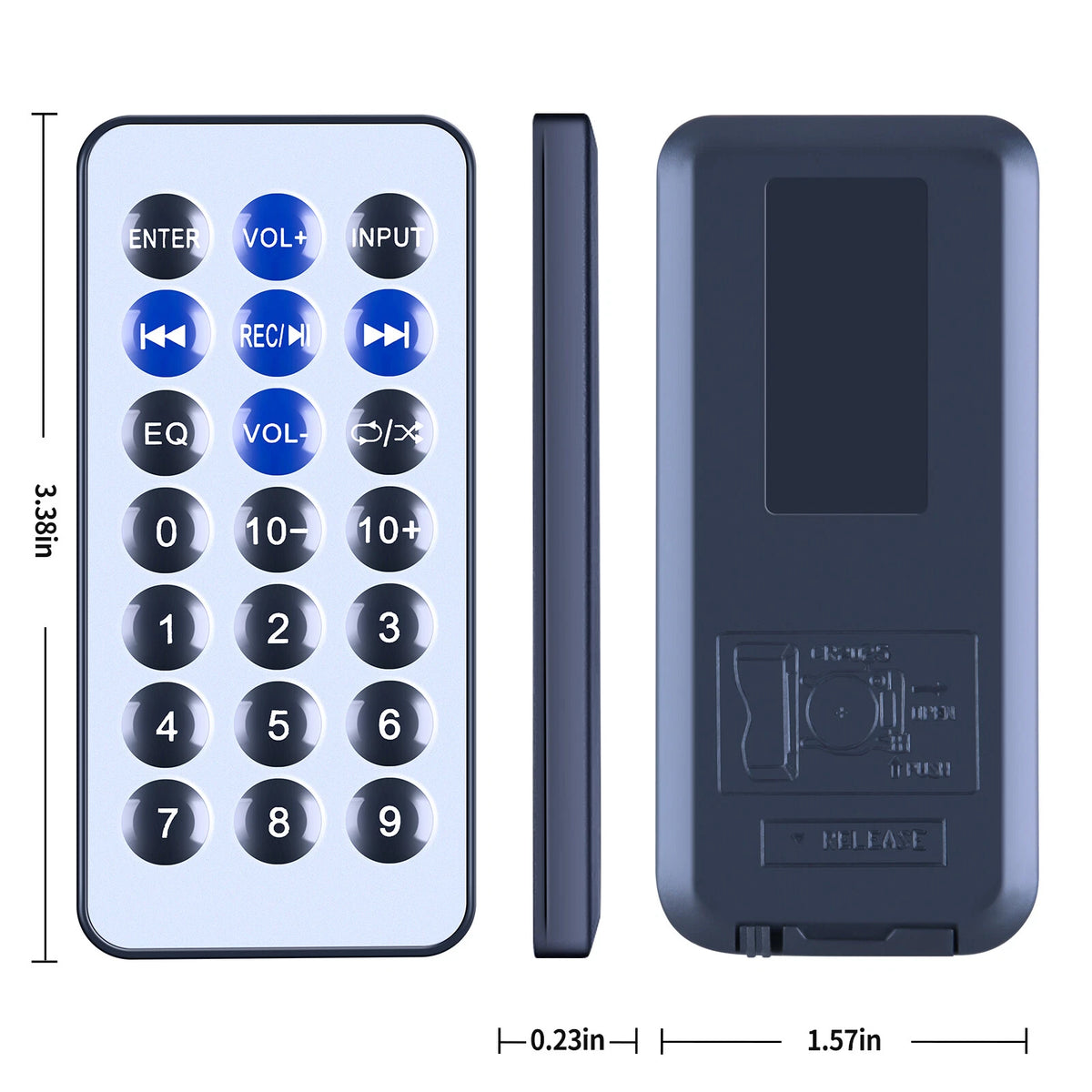 Remote Control For Technical Pro RX38UR,RX45BT Home Theater Receiver