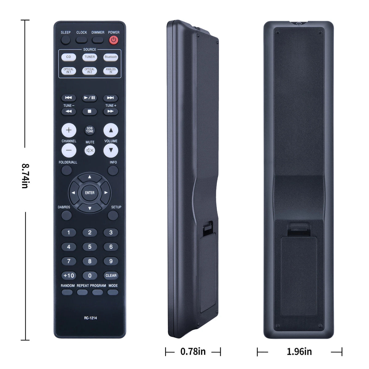 RC-1214 Remote Control For Denon CD Receiver RCD-M41-SP RCD-M41 RCD-M41DAB