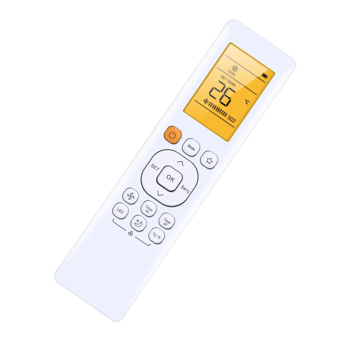 Replace Remote Control For midea COMFORT-AIRE RG10G(D2)/BGEFU1 RG10F2(D2)/BGEFU1