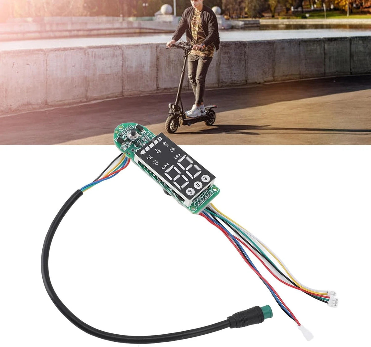 Electric Scooter Dashboard Circuit Board, Replacement Board,...