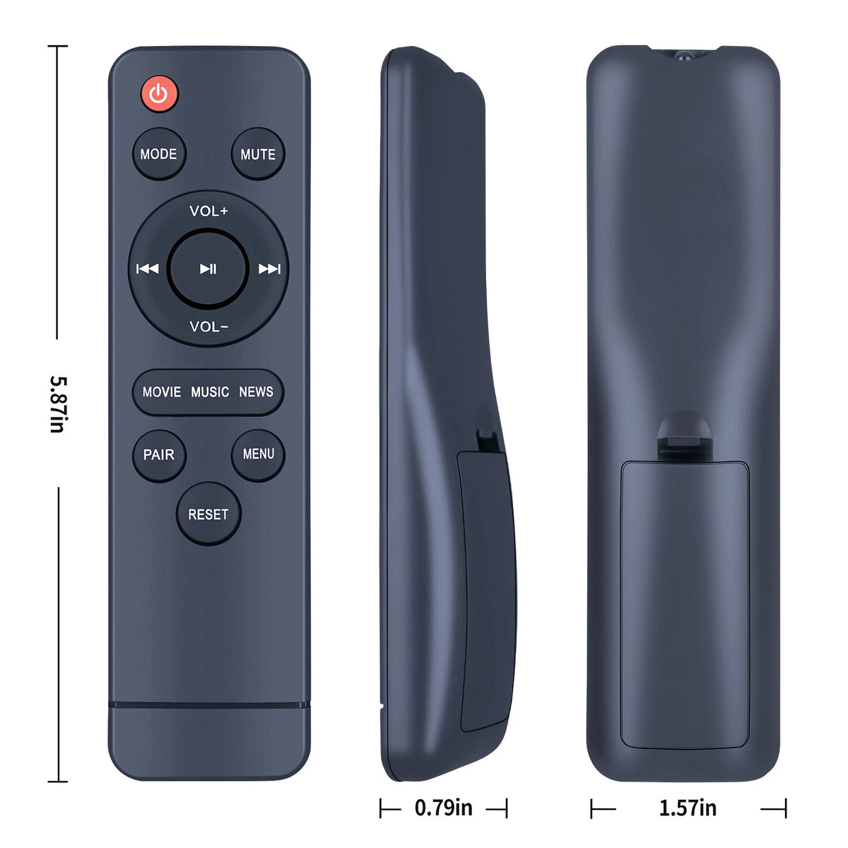 Remote Control For Acoustic Audio by Goldwood 2.1 Channel Sound Bar AASB1102W