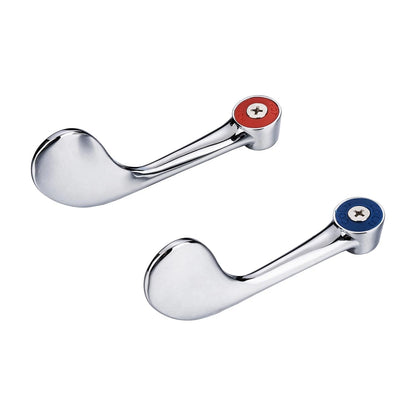 Phivan Commercial Faucet Parts 4-Inch Wrist Handle Lever (1 Pair)