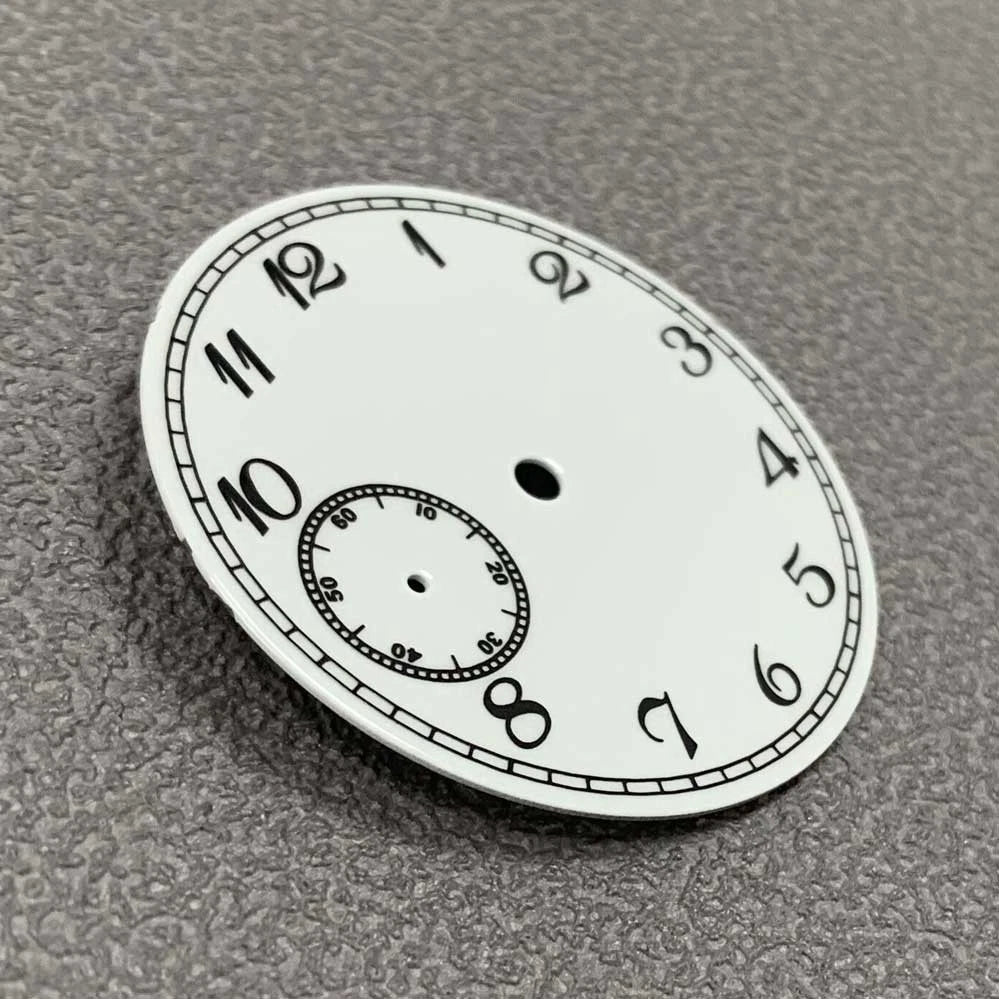 37mm Watch Dial Face+ Blue Watch Hands Kit for ETA 6497 ST3600 Movement A