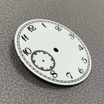 37mm Watch Dial Face+ Blue Watch Hands Kit for ETA 6497 ST3600 Movement A
