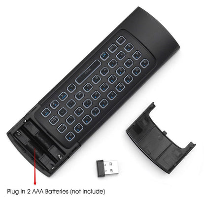 Remote Control MX3 Backlight Air Mouse 2.4G RF Keyboard For KODI TV BOX PC E