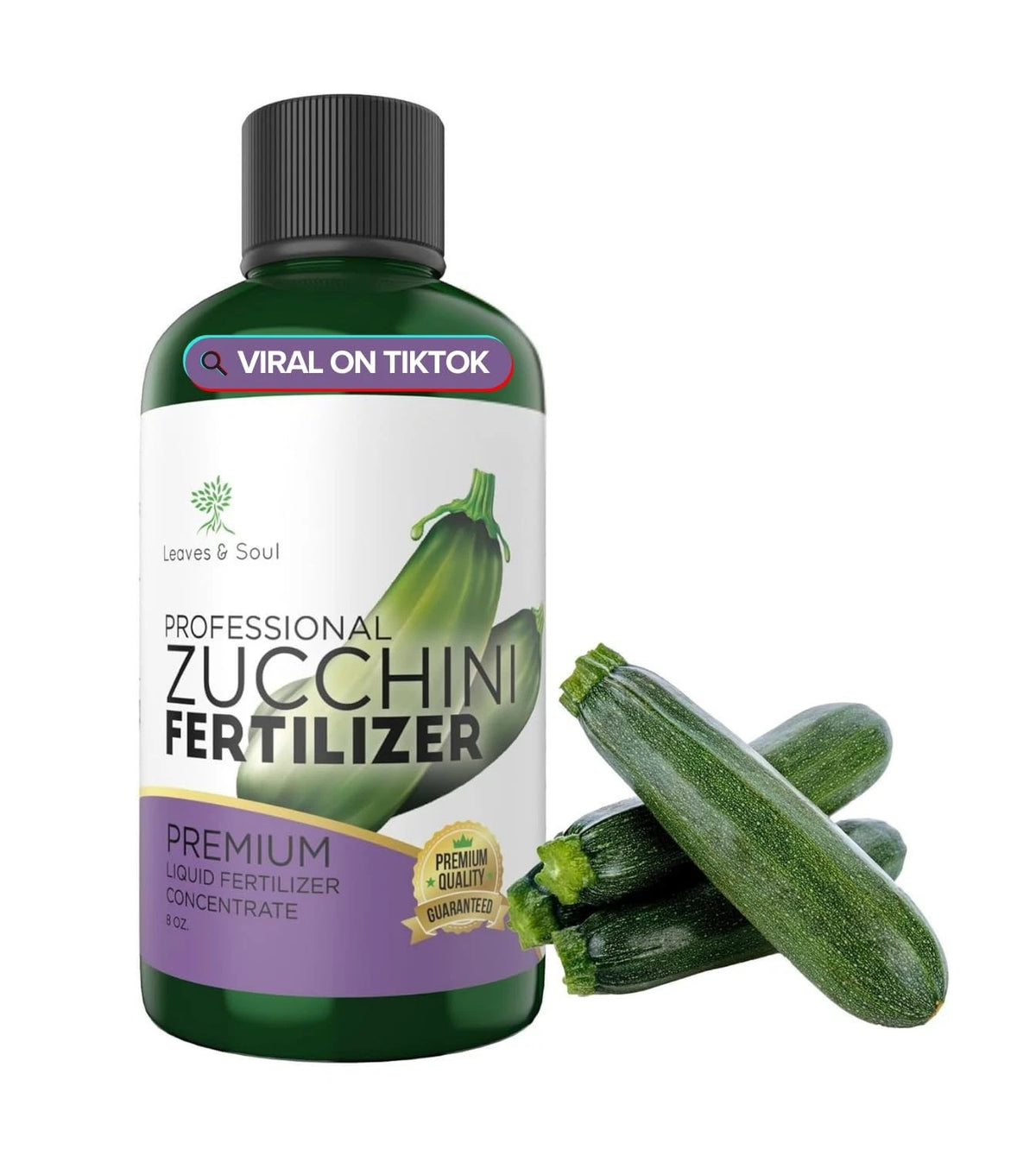 LEAVES AND SOUL Professional Liquid Zucchini Fertilizer | 5-1-5
