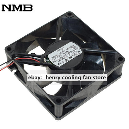 NMB 3110KL-05W-B69 Axial Fan DC 24V 0.18A 80*80*25mm 3-wires Printer Fan