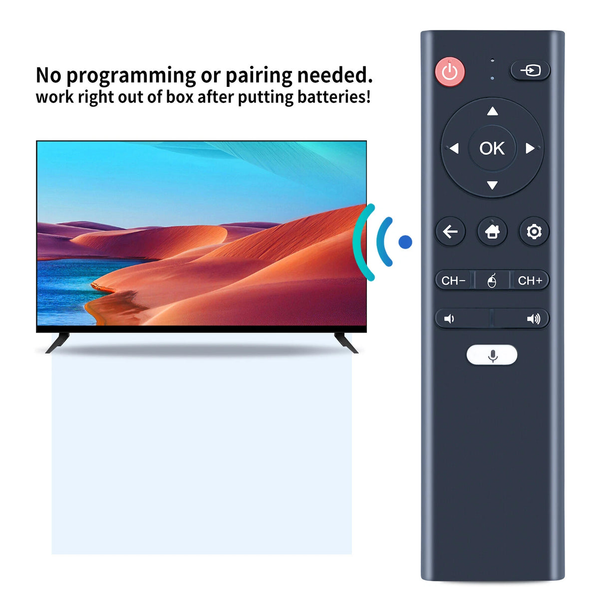 Voice Remote Control For Philco PLD32HS21CH Smart LED LCD HD Android TV