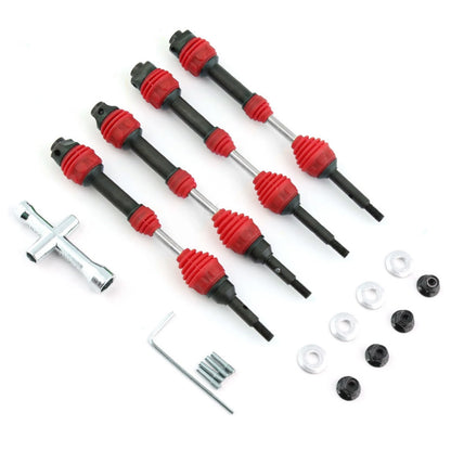4Pcs Driveshafts For TRAXXAS Hoss/Rustler/Slash/Stampede 4X4 2wd 1/10 RC Car y