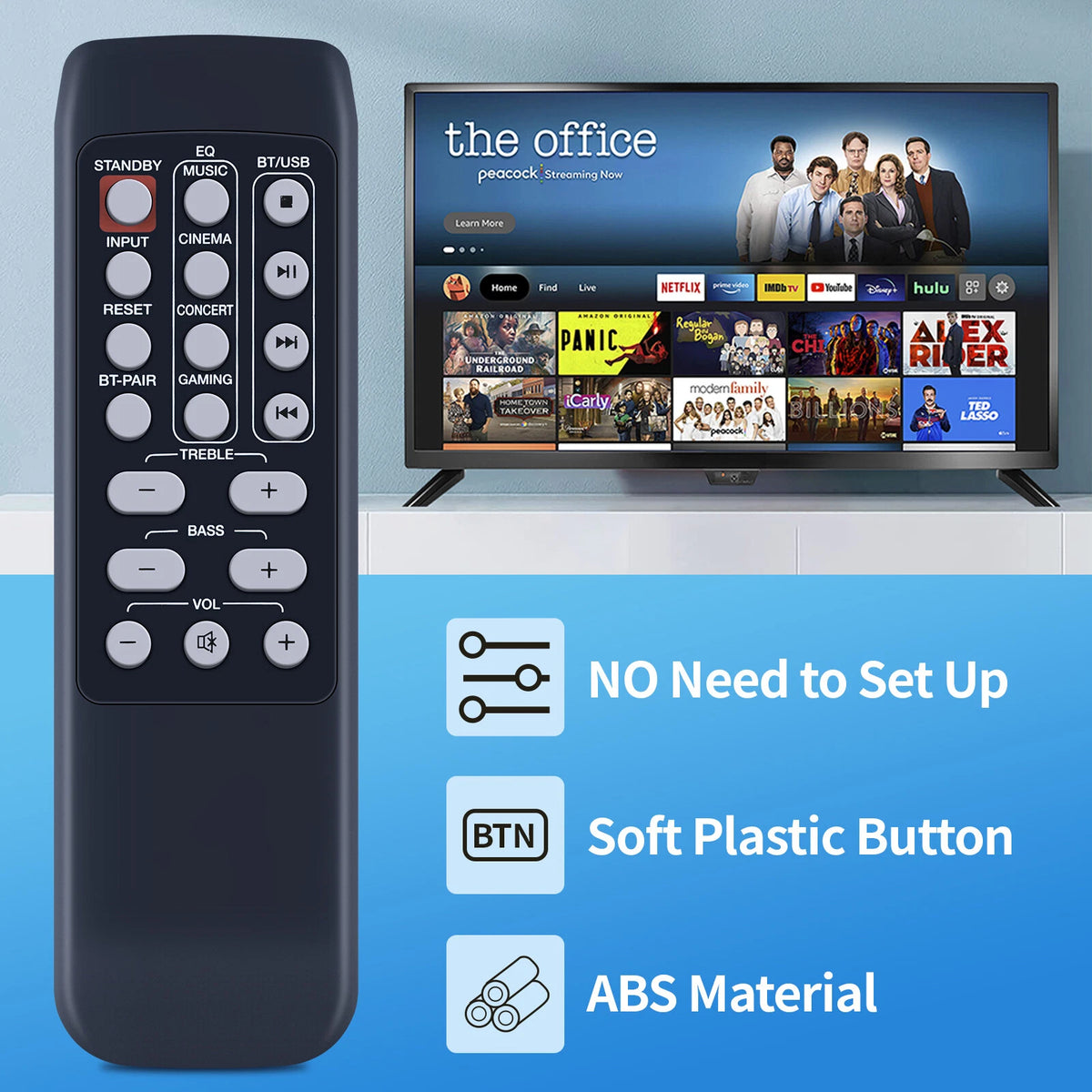 Remote Control For Creative STAGE V1 2.1 Soundbar Sound bar Speaker System