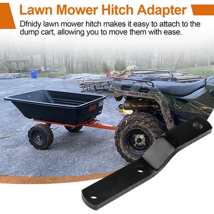 Lawn Mower Hitch for Agri-Fab 23475, Garden Tractor Trailer Hitch, Black