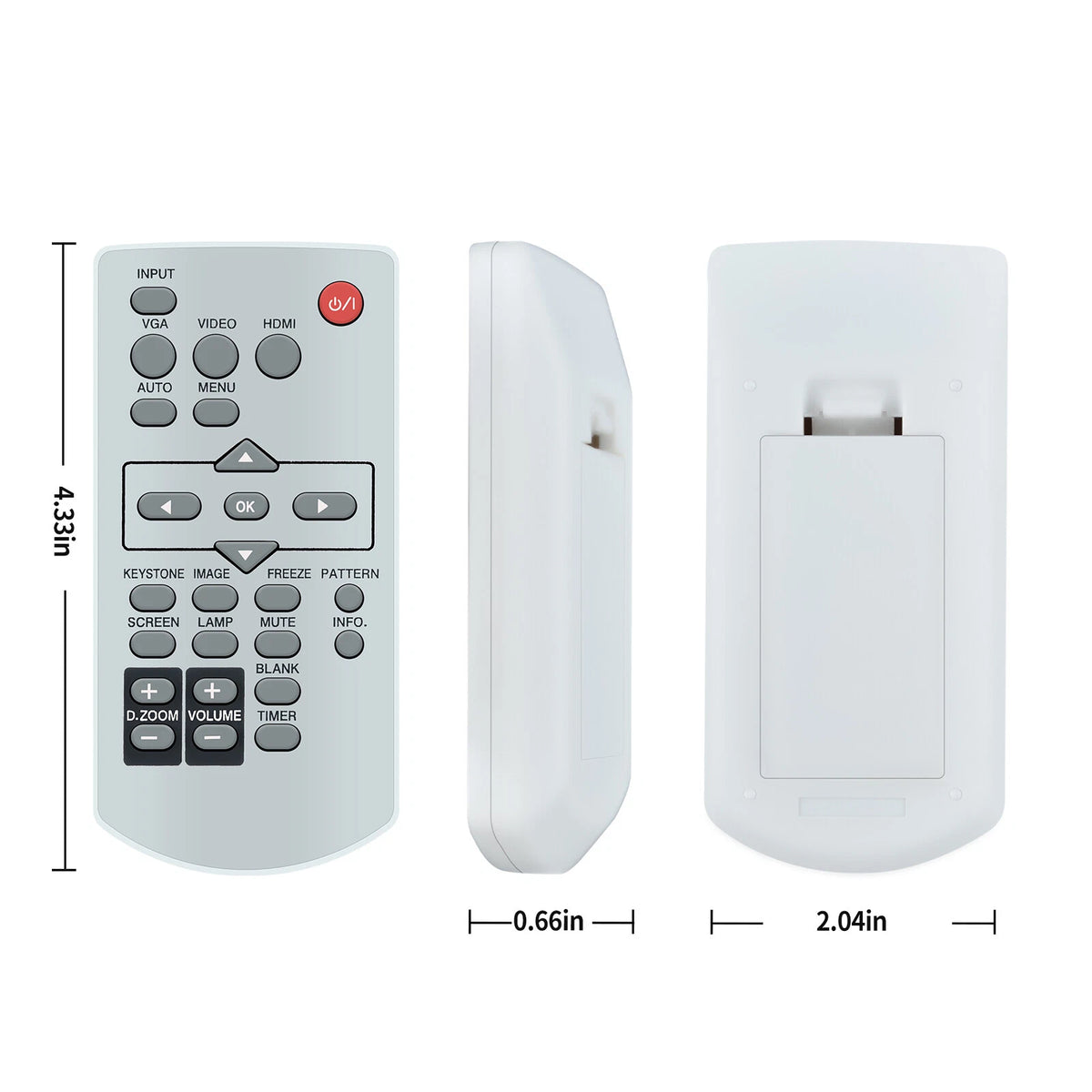 63910016 Remote Control For Eiki Projector EK-100W EK-101X EK-102X EK-103X