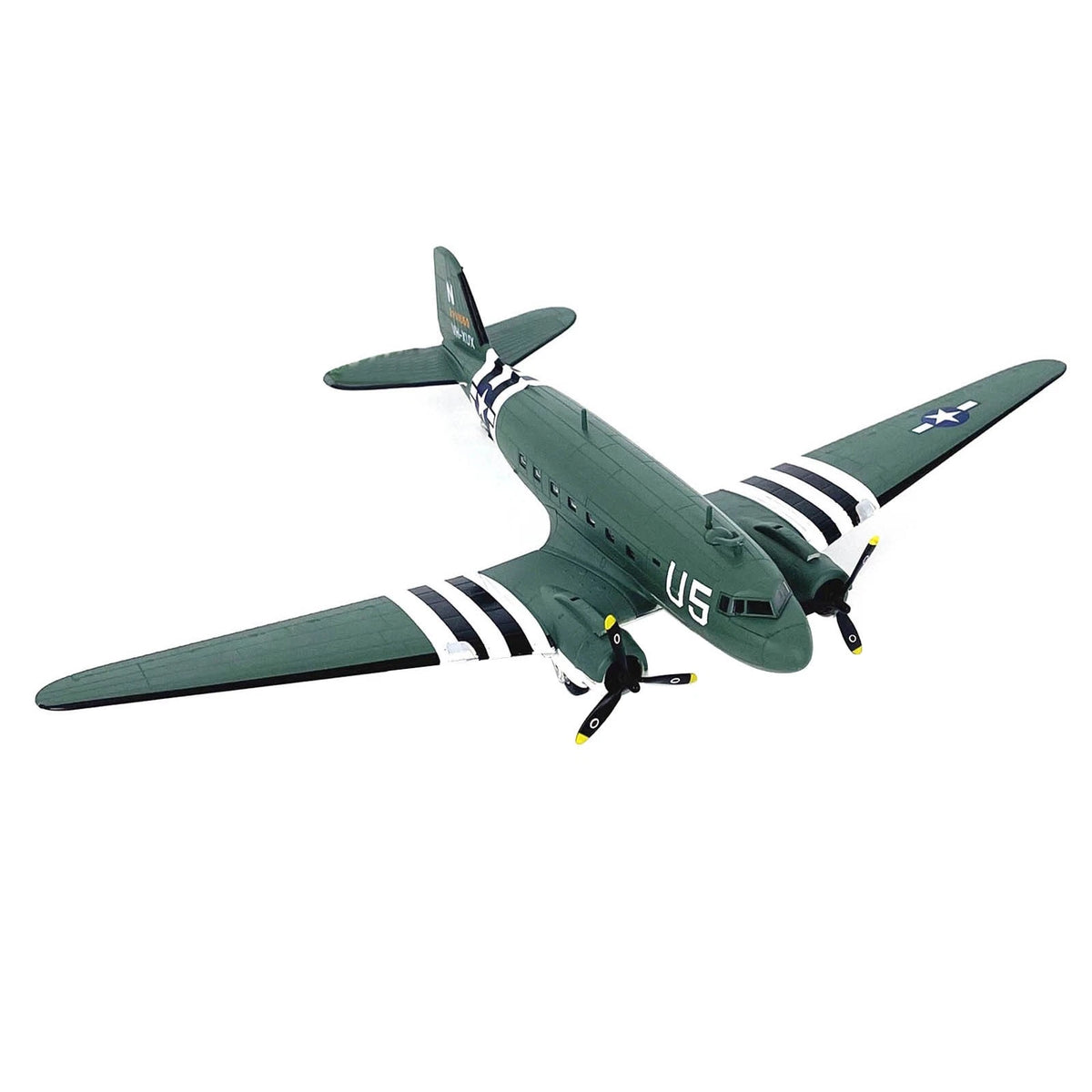 USAAF Douglas C-47 Skytrain 1/100 Scale Alloy Model Transport Aircraft Display