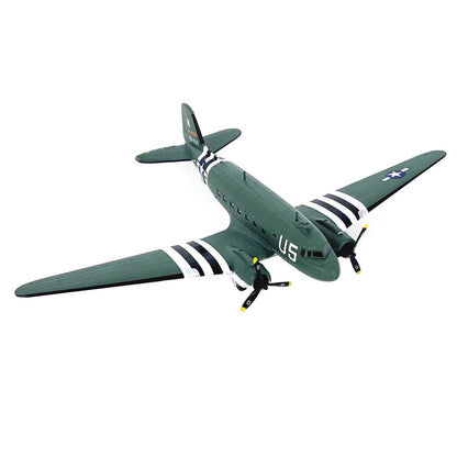 USAAF Douglas C-47 Skytrain 1/100 Scale Alloy Model Transport Aircraft Display