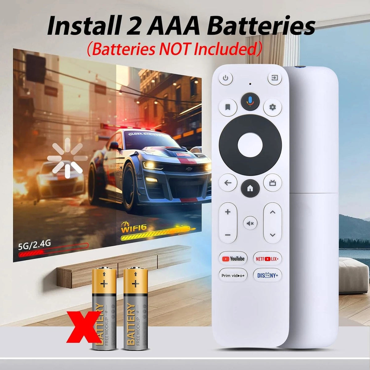 Remote Control For BenQ X500i Short Throw LED 4K Home Theatre Projector