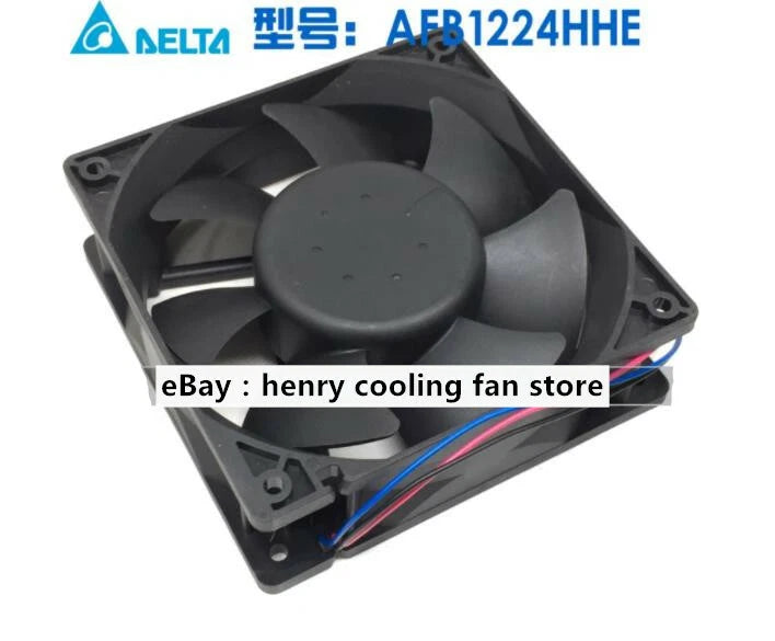 Delta AFB1224HHE -R00 DC 24V 0.45A 120*120*38mm 3-wires Axial Cooling Fan