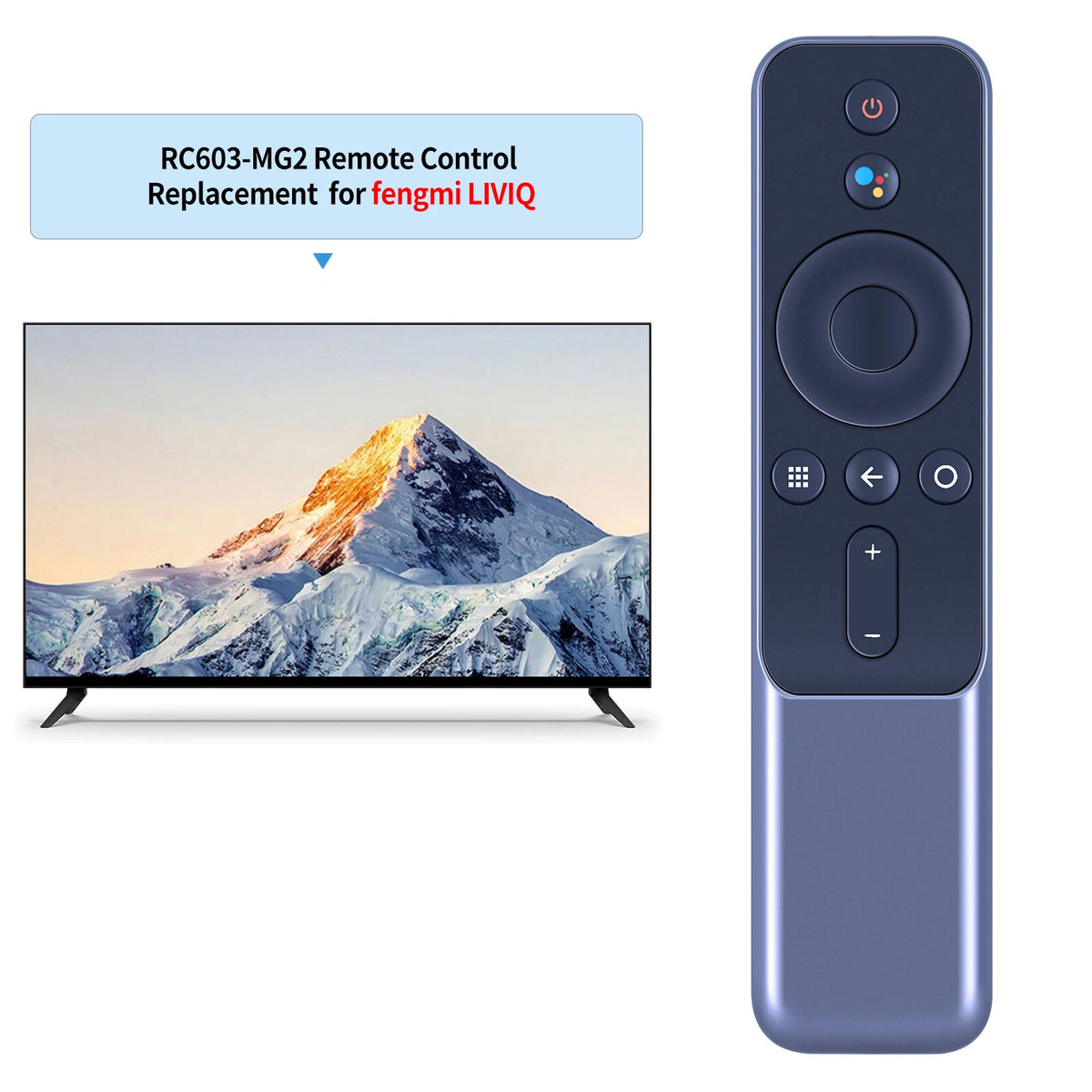 RC603-MG2 Bluetooth Remote Control For Fengmi M055FGN Mini Projector