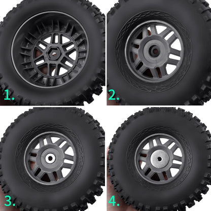 4Pack MORFUM 12mm to 17mm Metal Wheel Hex Adapter Drive Hub Adaptor...