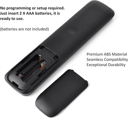 Universal for All Hisense-TV-Remote Compatible with Hisense 4K LED Black