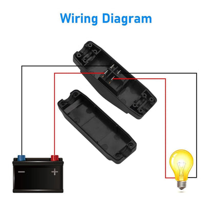 2PCS Waterproof Inline Switch 16A DC12-24V For Appliance Lamp Cord 14AWG 16AWG