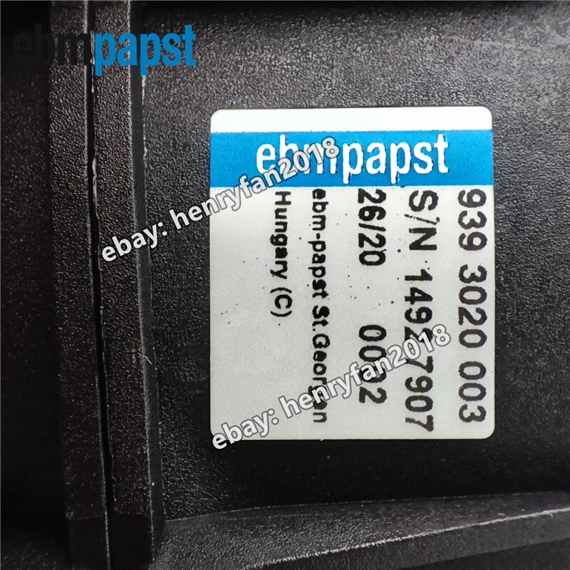 1Pcs Ebmpapst 9393020003  Blower Fan 24V Cooling Fan For Respiratory machine