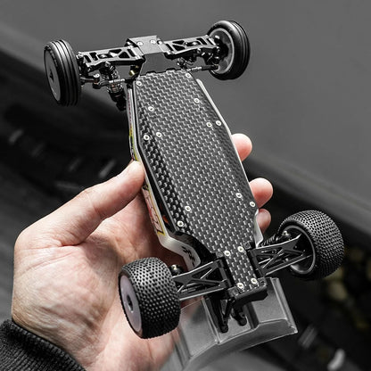 INJORA Carbon Fiber Chassis for 1/24 Buggy Losi Micro-B Upgrade, 8g