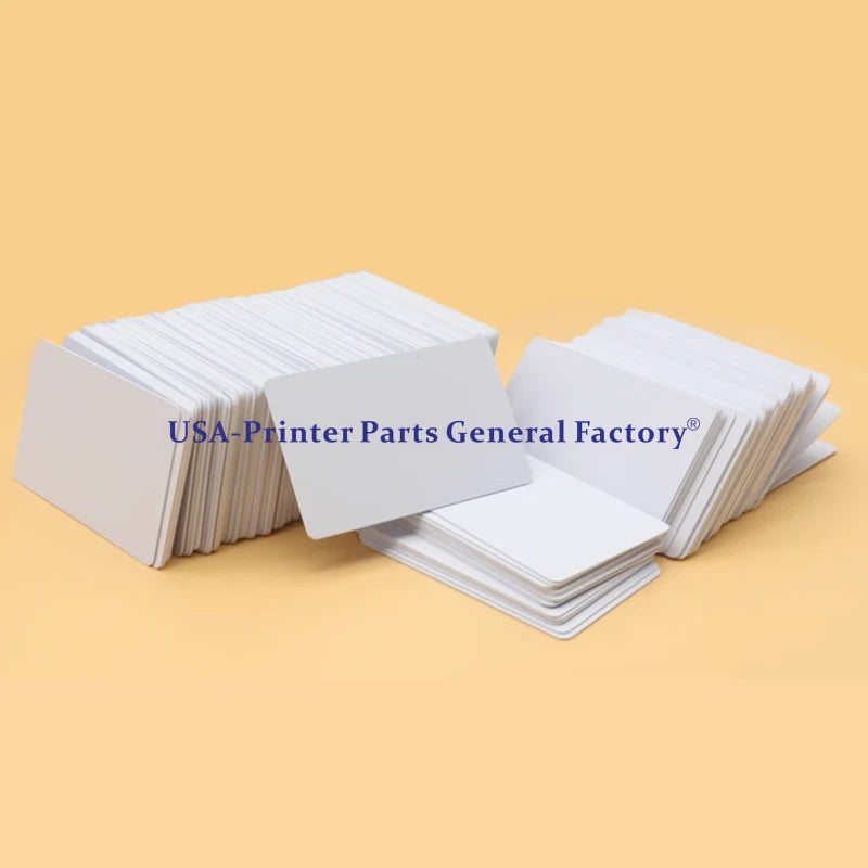 100PCS For Epson Printer Blank Inkjet Printable PVC ID Card Credit Plastic CR80