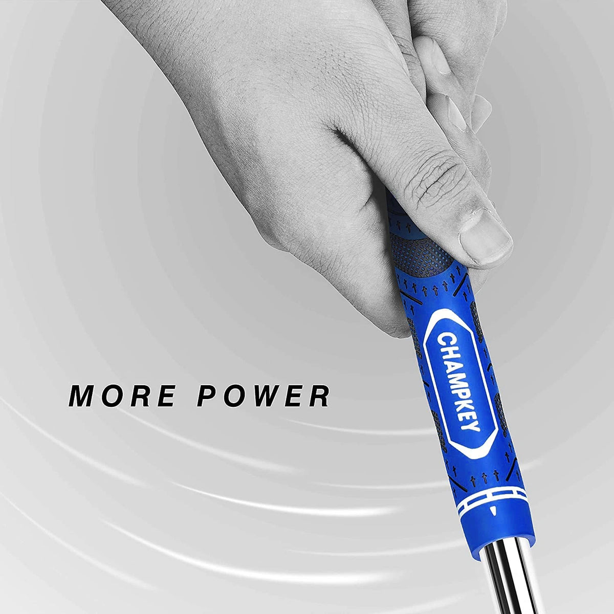 CHAMPKEY Premium Hybrid Golf Grips 13 Pack with All Repair Kits Midsize, Blue
