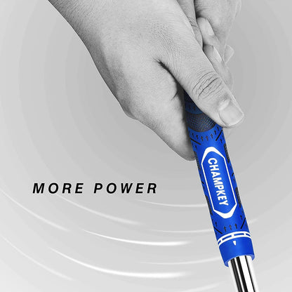 CHAMPKEY Premium Hybrid Golf Grips 13 Pack with All Repair Kits Midsize, Blue