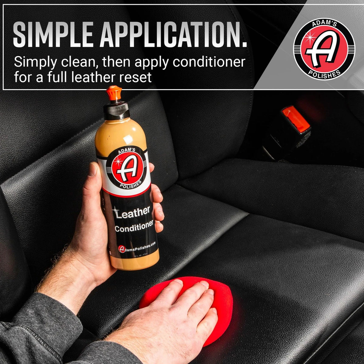 Adam's Polishes Leather Care Kit - Cleaner & 16 Fl Oz (Pack of 2)