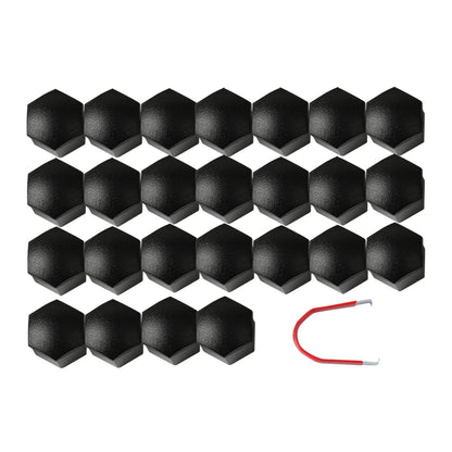For Tesla Cybertruck Lug Nut Covers & Center Caps (24 Lugs +4Caps ) -Matte Black