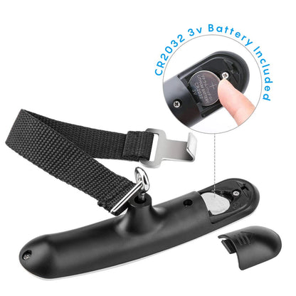 Digital Luggage Scale Vacation Travel Essentials Accessories One_Size, Silver