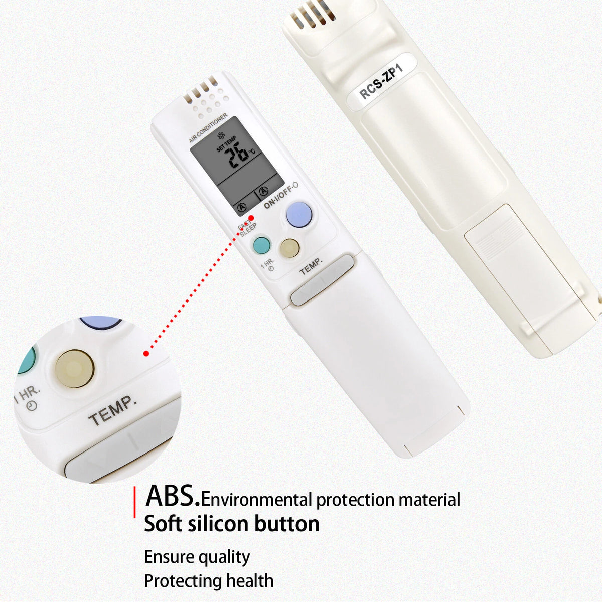 Remote Control For Sanyo Air Conditioner RCS-ZP1 RCS-3PSS4C RCS-4MHVPIN4E